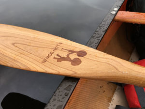 New custom made canoe paddle