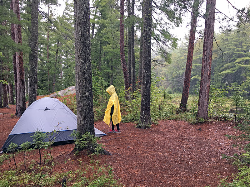 Bonnechere Lake campsite #2 tent spot options