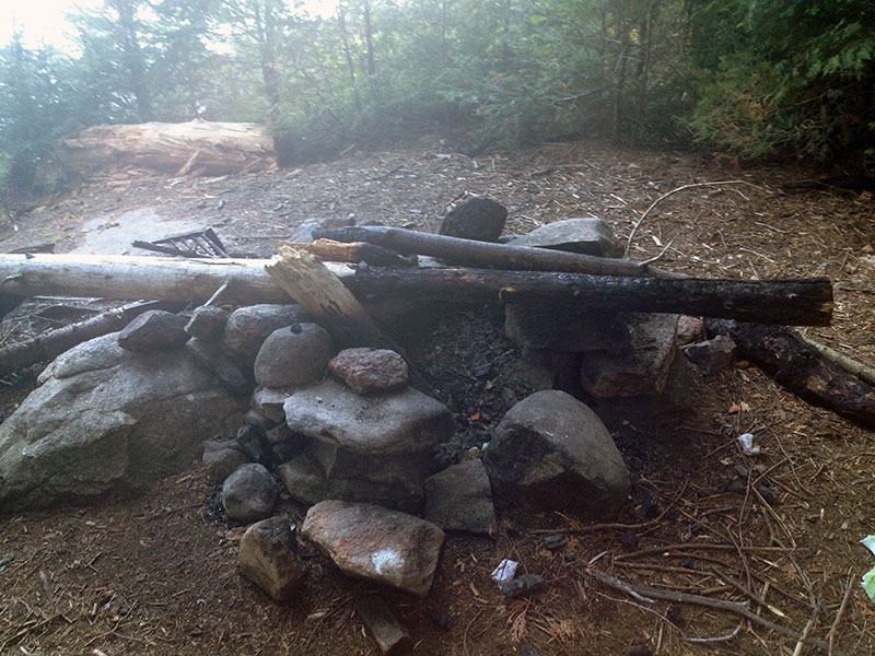 Linda Lake Campsite #3 fire pit