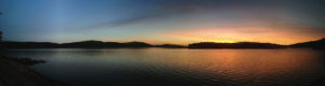 Early morning sunrise on Manitou Lake in Algonquin