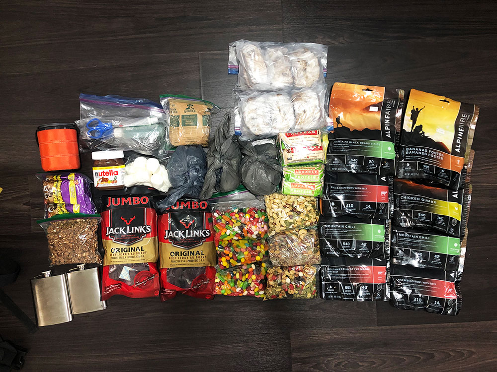 Food planning and supply for an 8 day solo trip in Algonquin Park