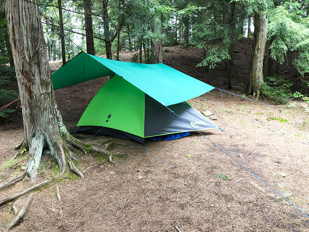 Big Porcupine Lake Algonquin Park campsite 11 tent spot 3