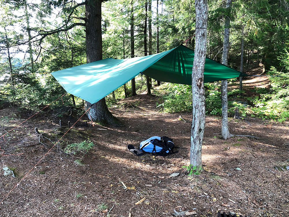 North Grace Lake Algonquin Park campsite 3 tent spot 2
