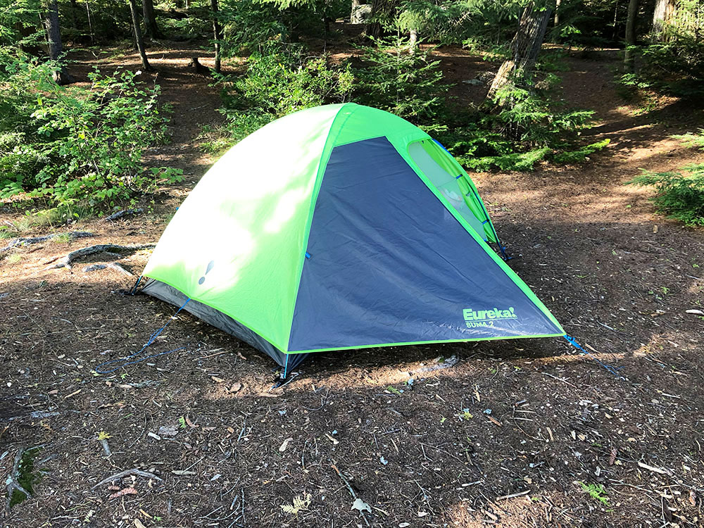 North Grace Lake Algonquin Park campsite 3 tent spot 3