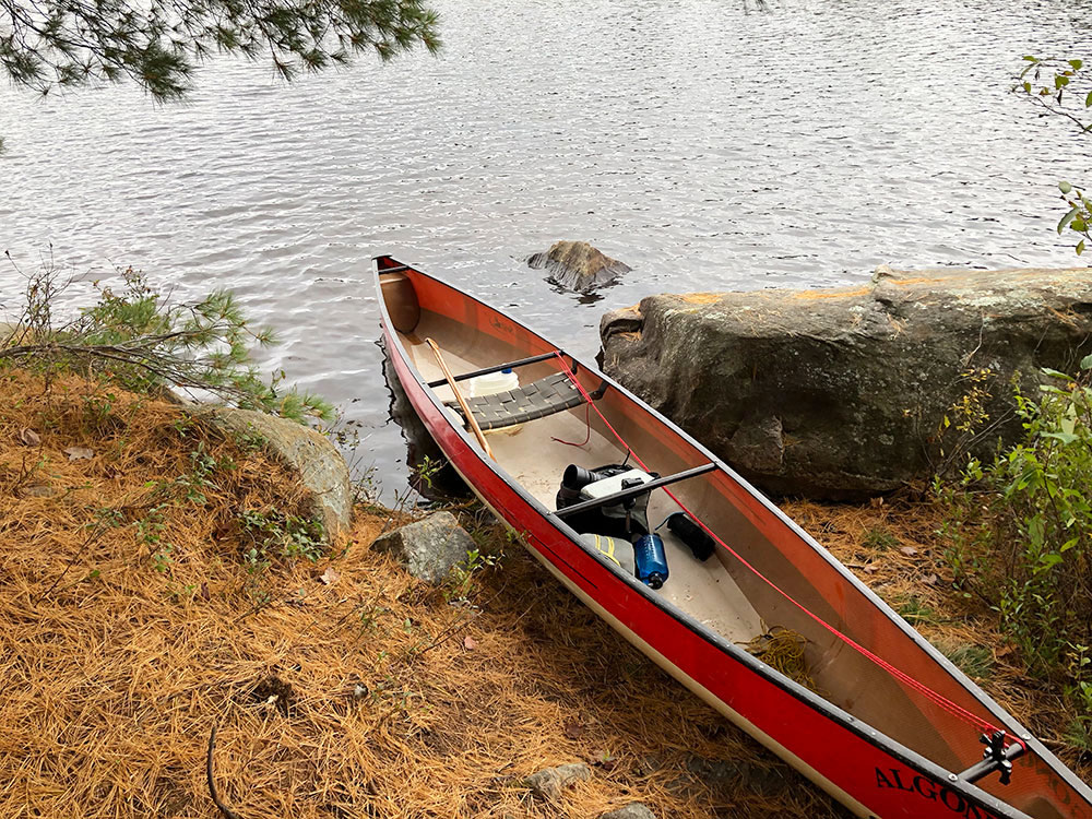 Head Lake Algonquin Park Campsite 1 canoe landing 1