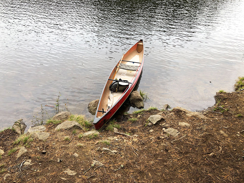Head Lake Algonquin Park Campsite 3 canoe landing