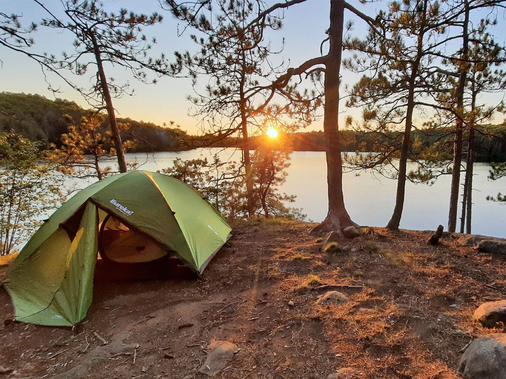 Galeairy Lake Algonquin Park Campsite 9 Guest Submission Tent spot