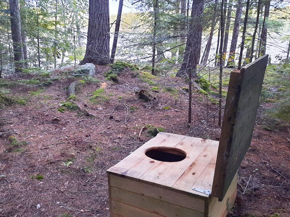 Galeairy Lake Algonquin Park Campsite 9 Guest Submission Thunder Box