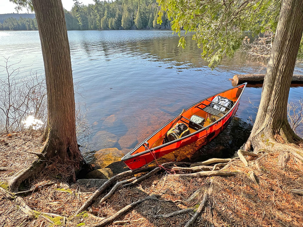 Rock Lake Algonquin Park Campsite 2 Canoe Landing