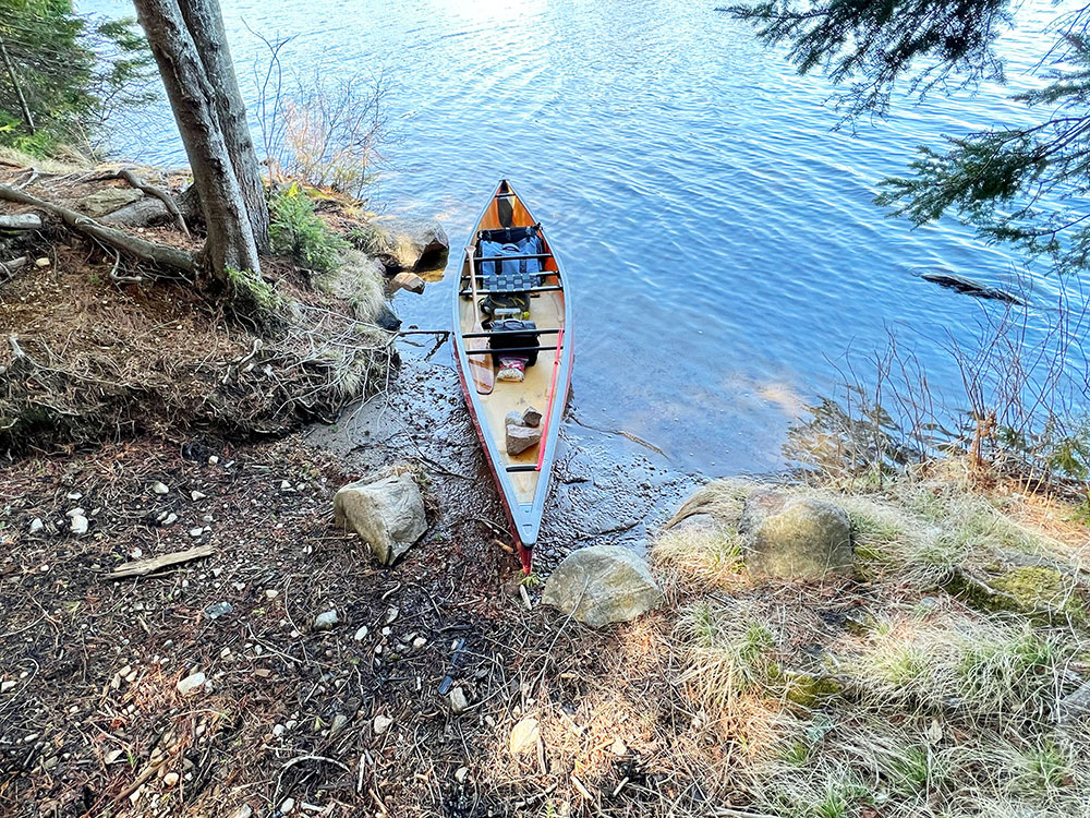 Tanamakoon Lake Algonquin Park Campsite 3 Canoe Landing