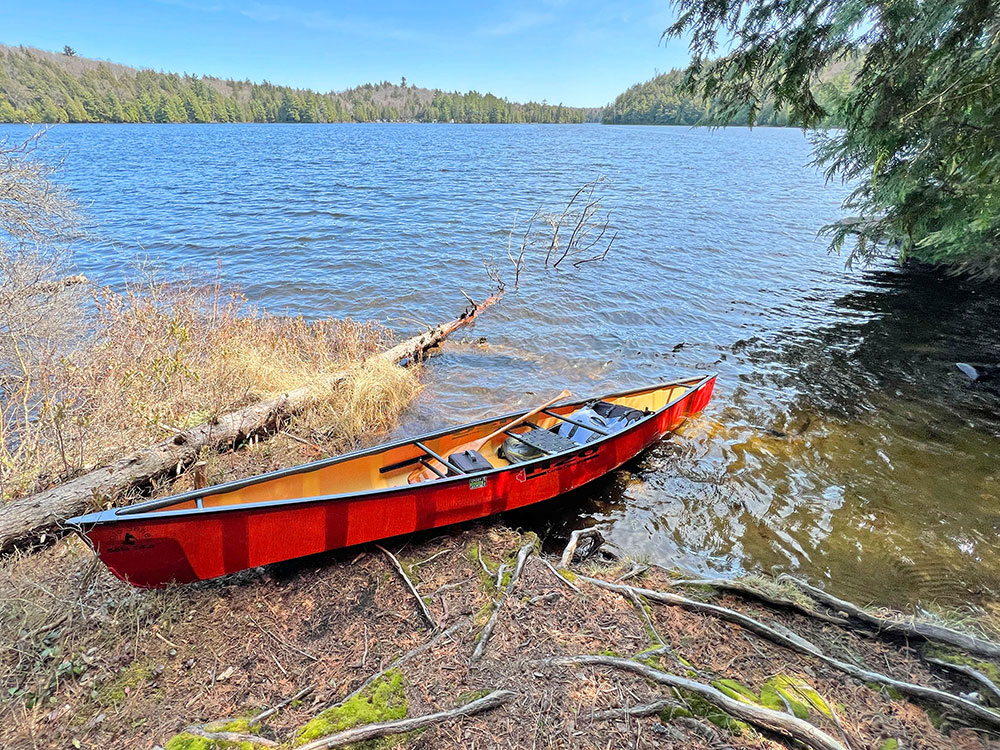 Tanamakoon Lake Algonquin Park Campsite 5 Canoe Landing v1