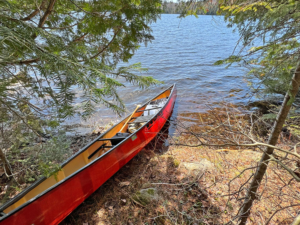 Tanamakoon Lake Algonquin Park Campsite 6 Canoe Landing