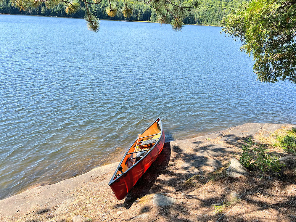 Little Rock Lake Algonquin Park Campsite 1 Canoe Landing