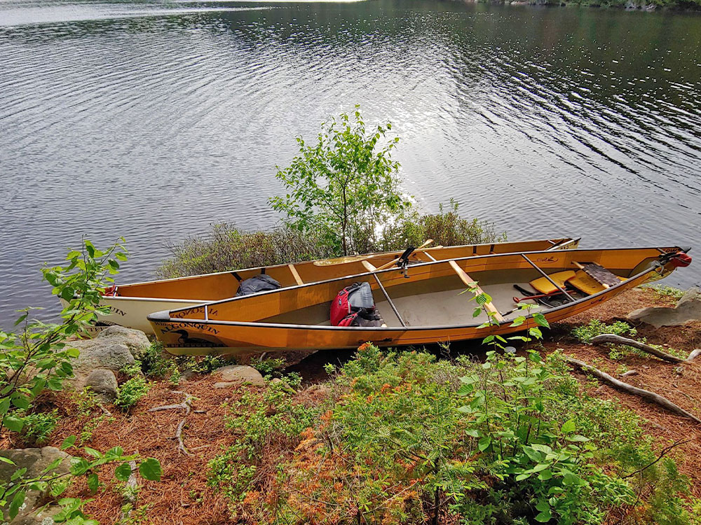 Red Rock Lake in Algonquin Park Campsite 2 Canoe Landing
