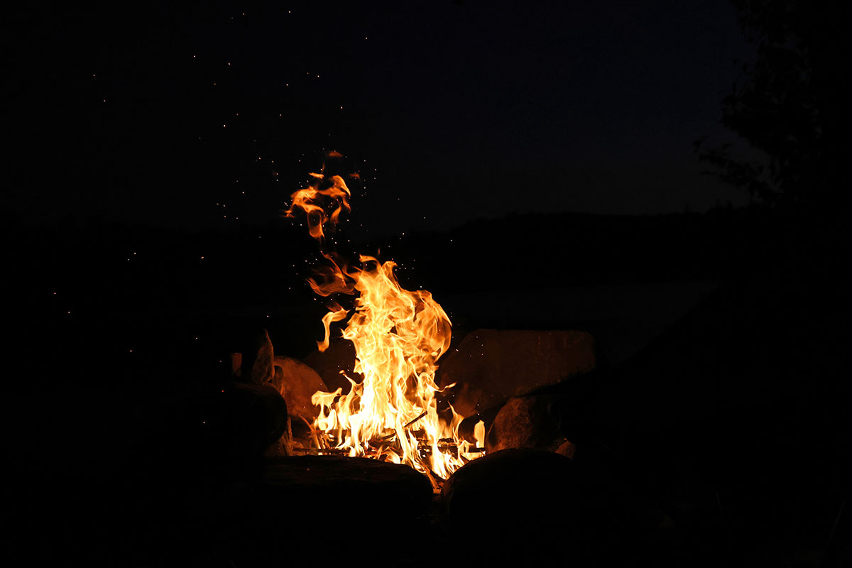 Campfire in Algonquin Park September 2022 v2