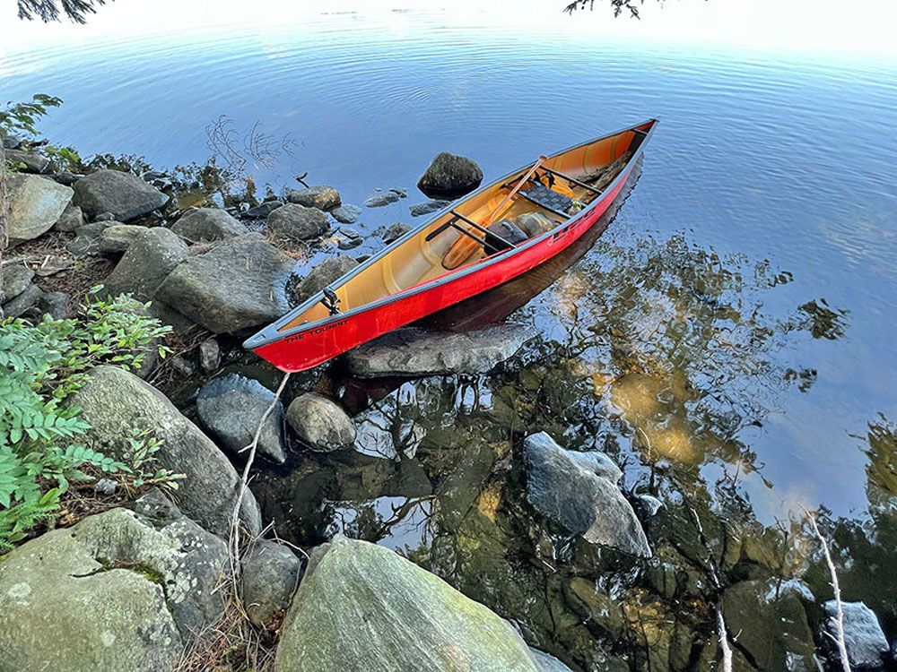 Erables Lake in Algonquin Park Campsite 3 Canoe Landing