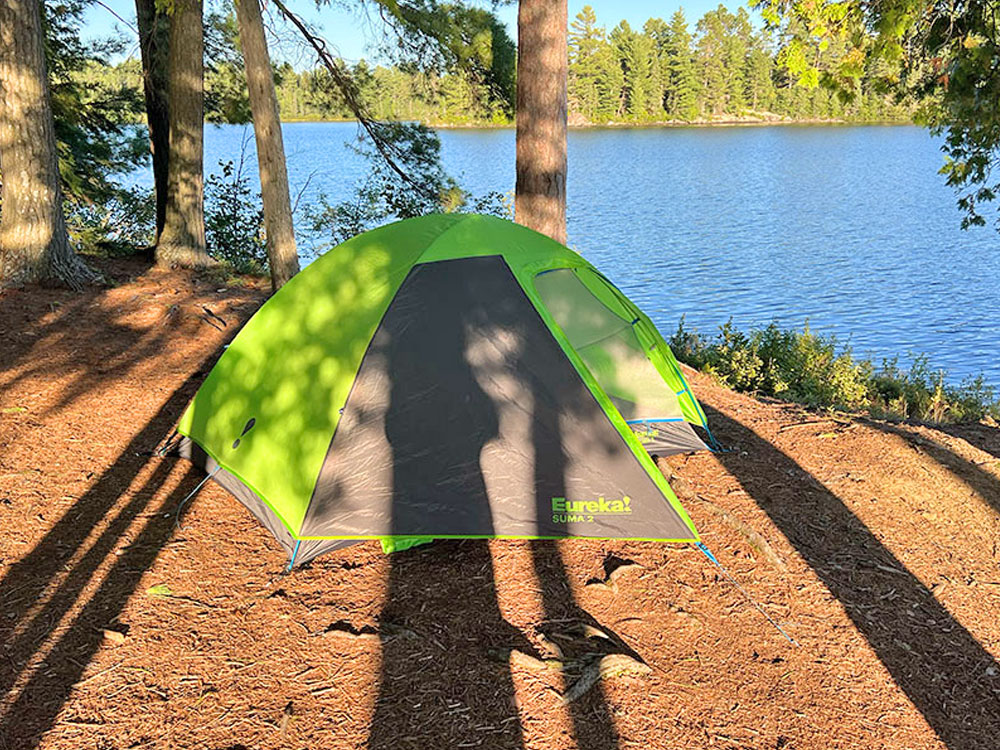Erables Lake in Algonquin Park Campsite 7 Tent Spot v2