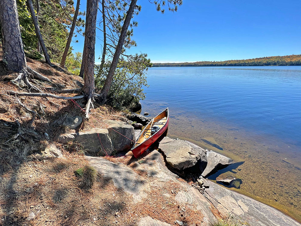 Lake Opeongo South Arm in Algonquin Park Campsite 32 Canoe Landing