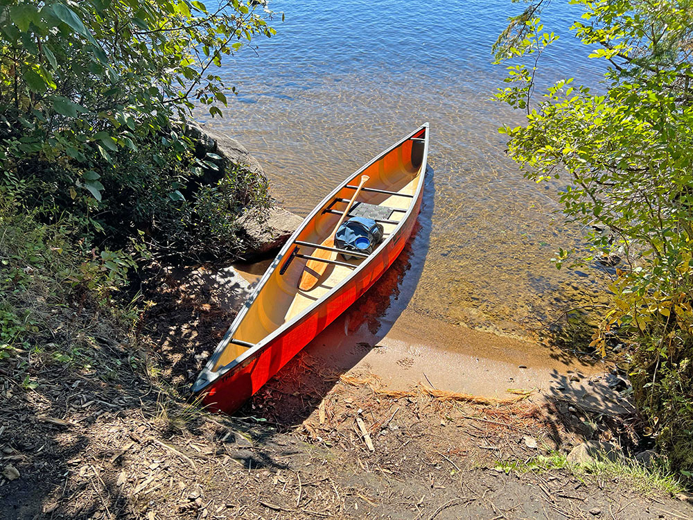 Lake Opeongo South Arm in Algonquin Park Campsite 33 Canoe Landing