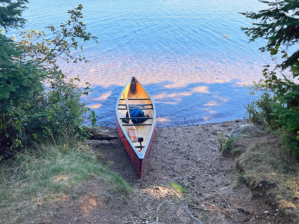 Lake Opeongo South Arm in Algonquin Park Campsite 40 Canoe Landing