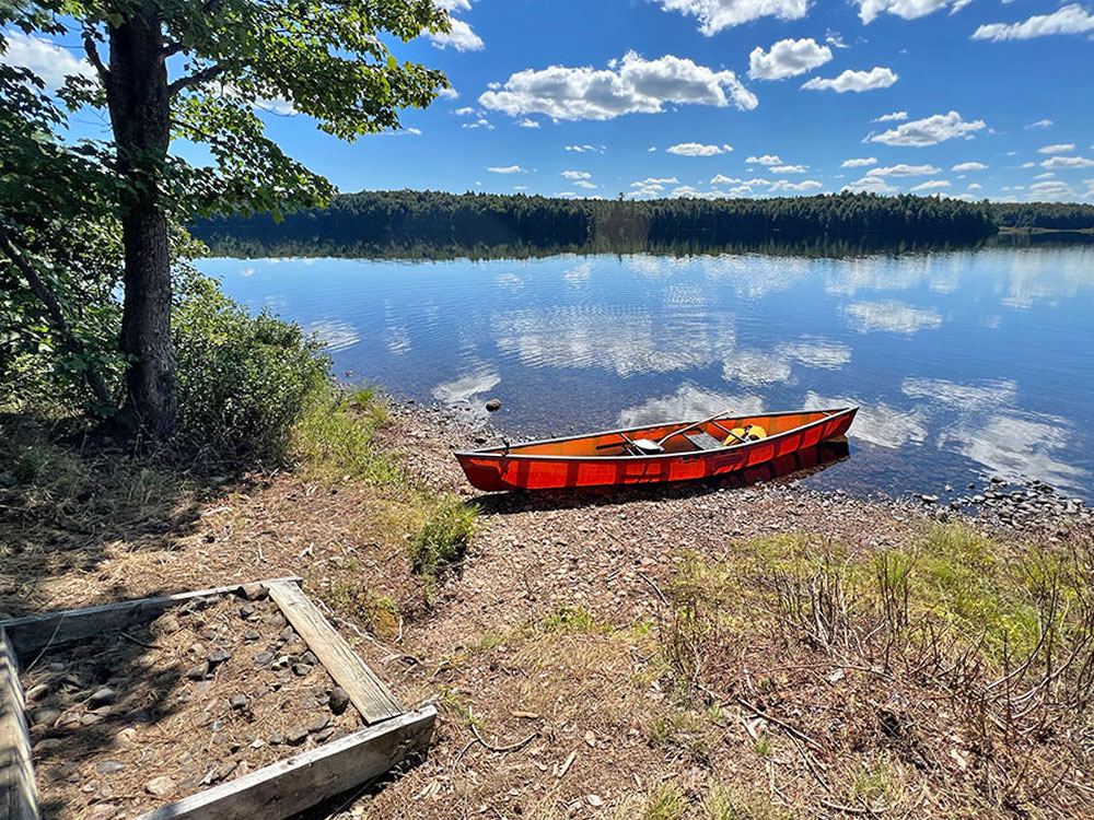 Maple Lake in Algonquin Park Campsite 1 Canoe Landing