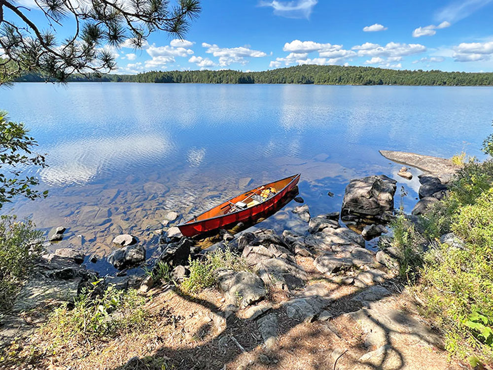 Maple Lake in Algonquin Park Campsite 5 Canoe Landing