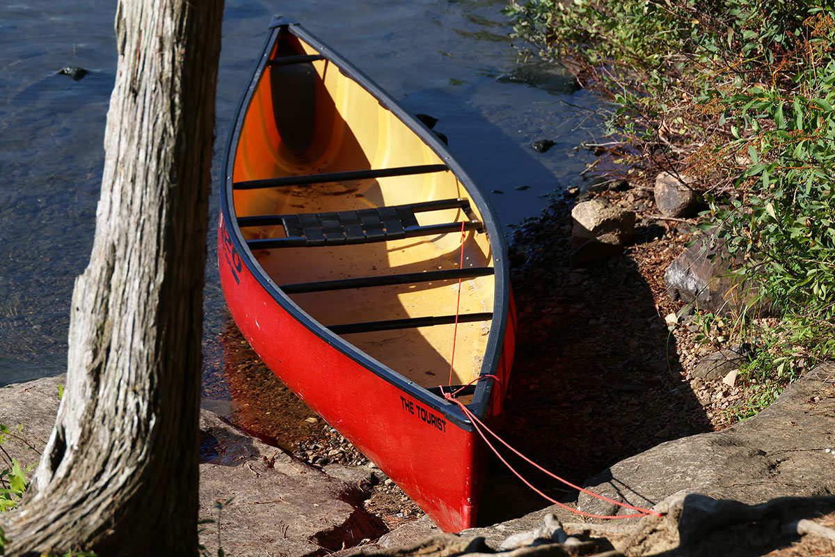 Red Canoe Maple Lake Campsite Algonquin Park September 2022