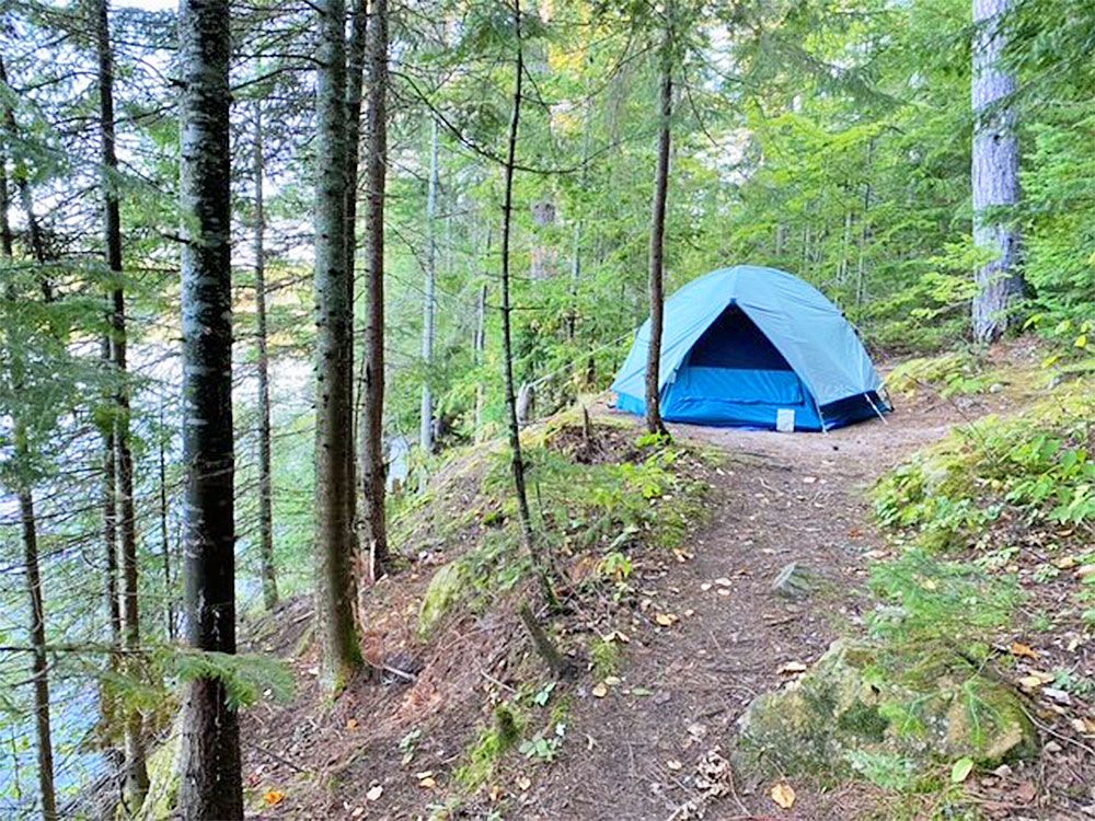 Tom Thomson Lake Algonquin Park Campsite 8 Tent Spot v3