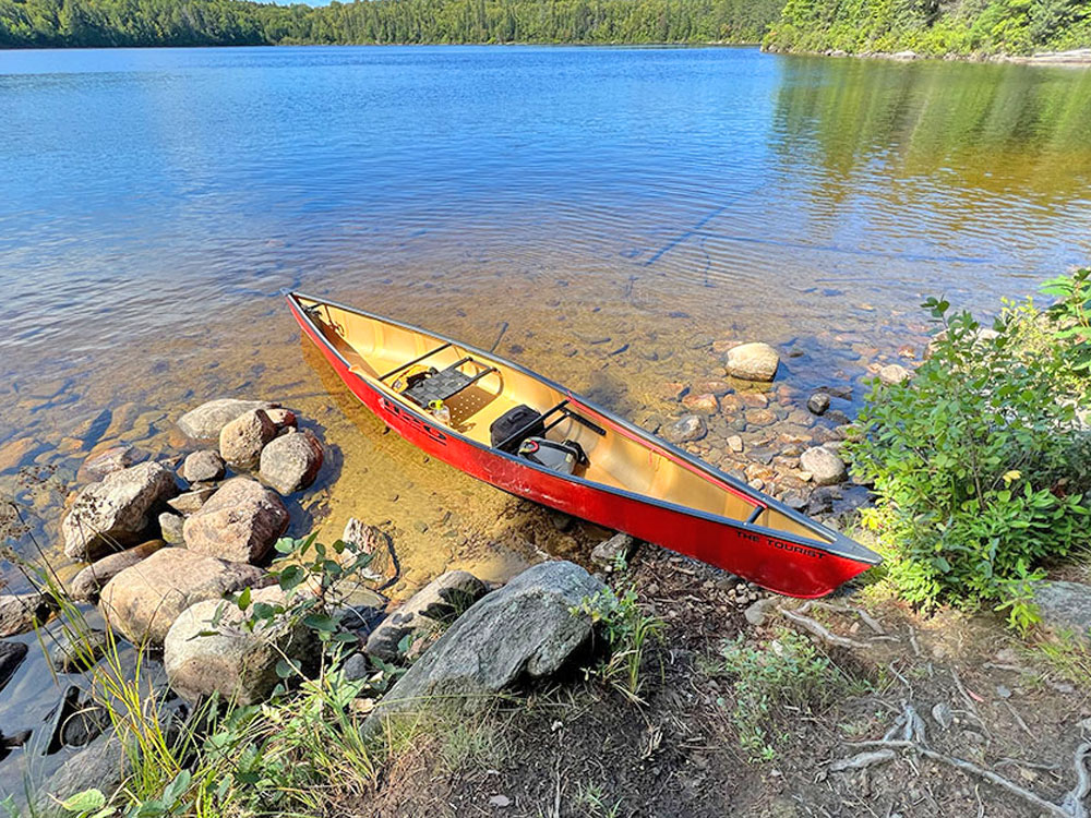 White Birch Lake in Algonquin Park Campsite 2 Canoe Landing