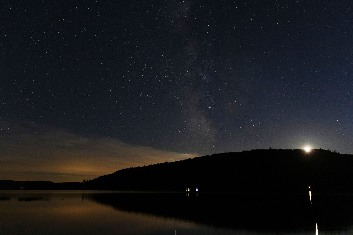 Rock Lake Campground in Algonquin Park Nighttime Astrophotography September 2022