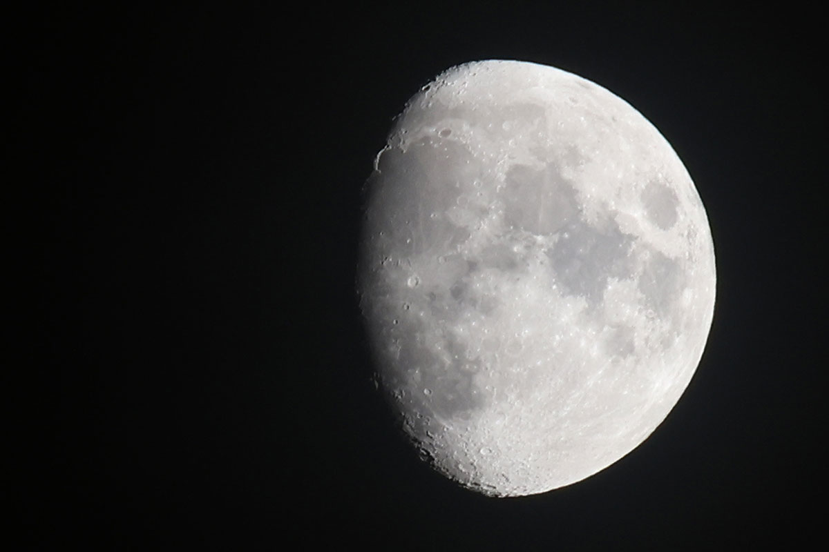 Moon Over Rock Lake Campground in Algonquin Park in October 2022 v1